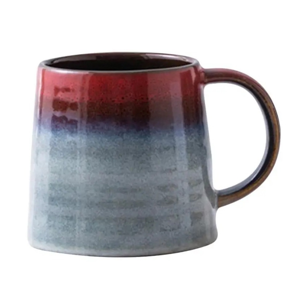 Reactive-Glazed Mug - Red